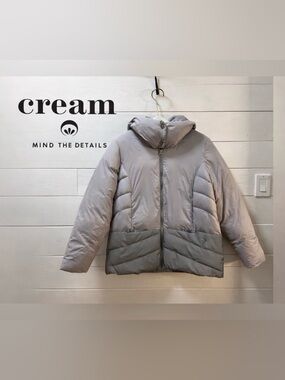 CREAM PUFFER JACKET – SIZE 40 (M)